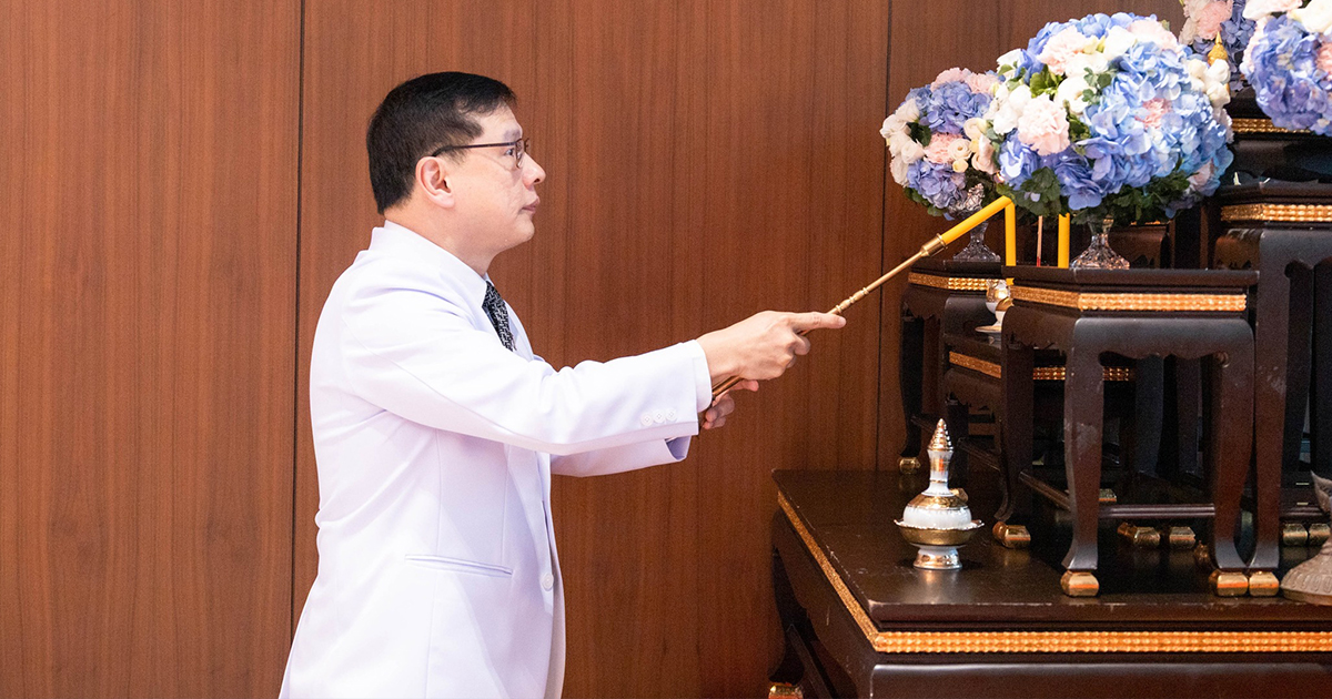 ภาพบรรยากาศงานทำบุญเลี้ยงพระเนื่องในวันคล้ายวันครบรอบก่อตั้งโรงพยาบาลเข้าสู่ปีที่ 15