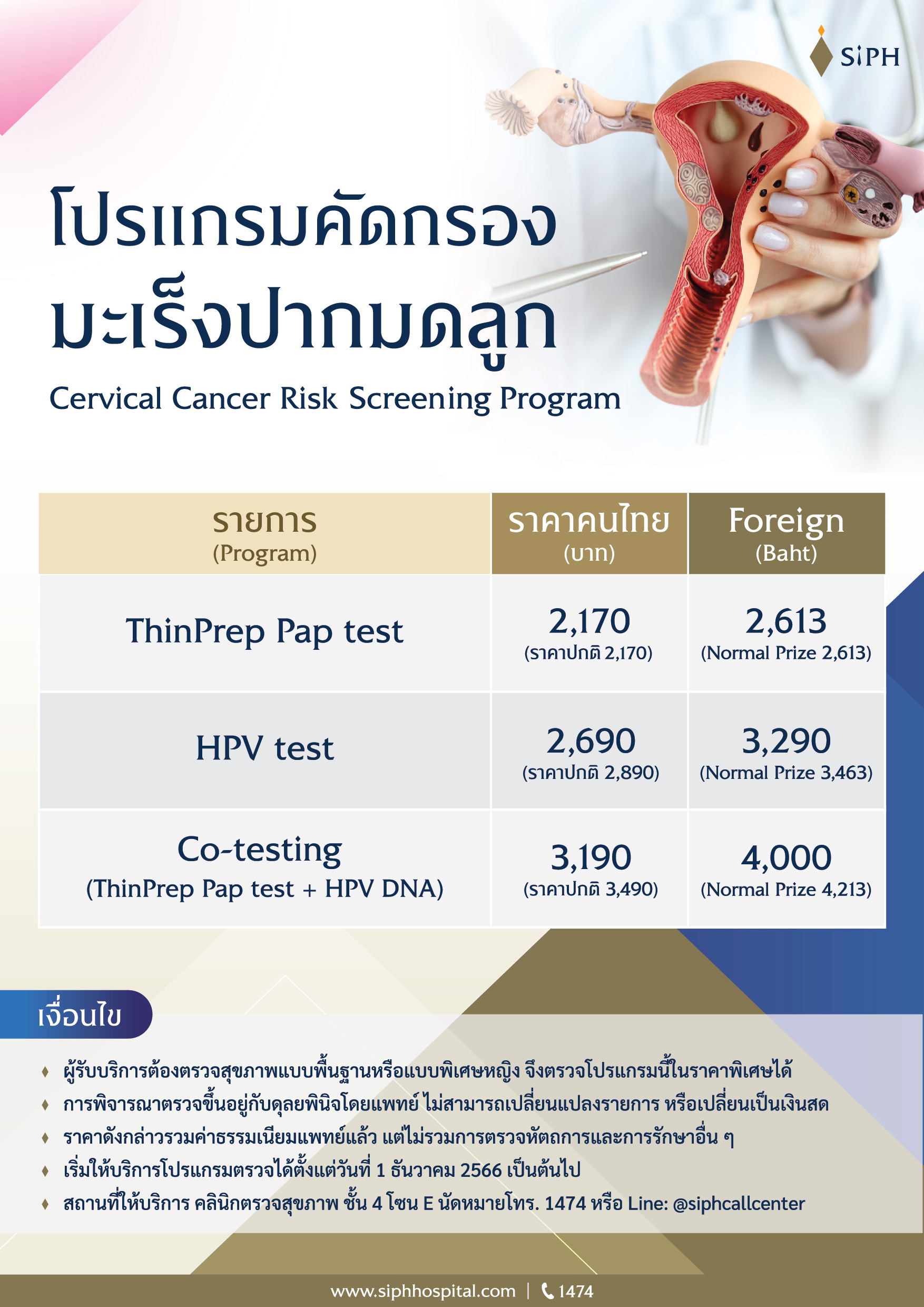 Cervical Cancer Risk Screencing Program